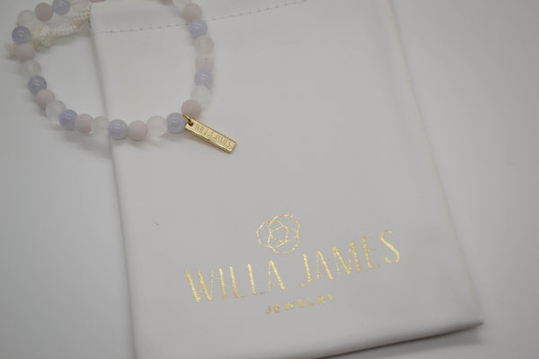 Blessing and Encouragement 14K Plate Multi Gem Bracelet