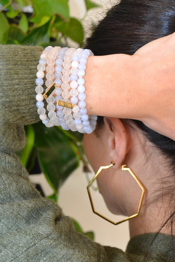 Blessing and Encouragement 14K Plate Multi Gem Bracelet