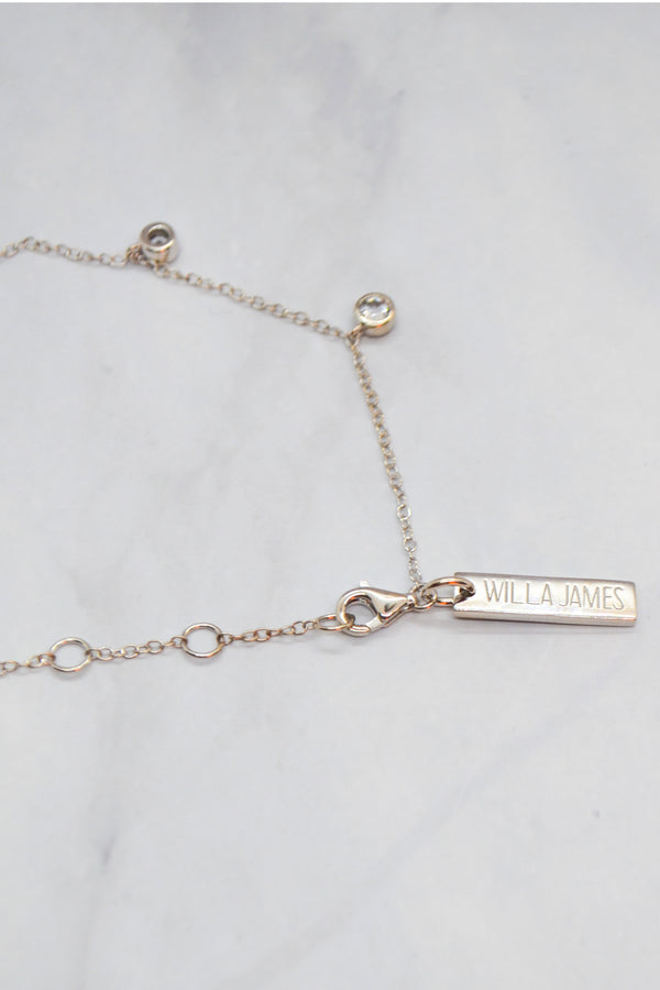 Corinthians Collection White Rhodium Plate 6.5