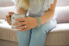 Strength and Courage 14K Gold Plate Amazonite Set of 3 Bracelets