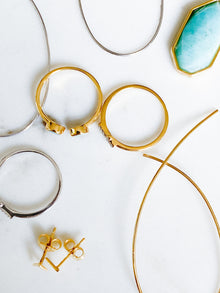 Isaiah Collection 14K Gold Plate 26” + 2” Heptagon Amazonite Pendant Necklace