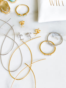 Isaiah Collection 14K Gold Plate 26” + 2” Heptagon Clear Quartz Pendant Necklace