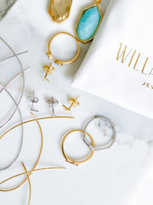 Isaiah Collection 14K Gold Plate 26” + 2” Heptagon Amazonite Pendant Necklace