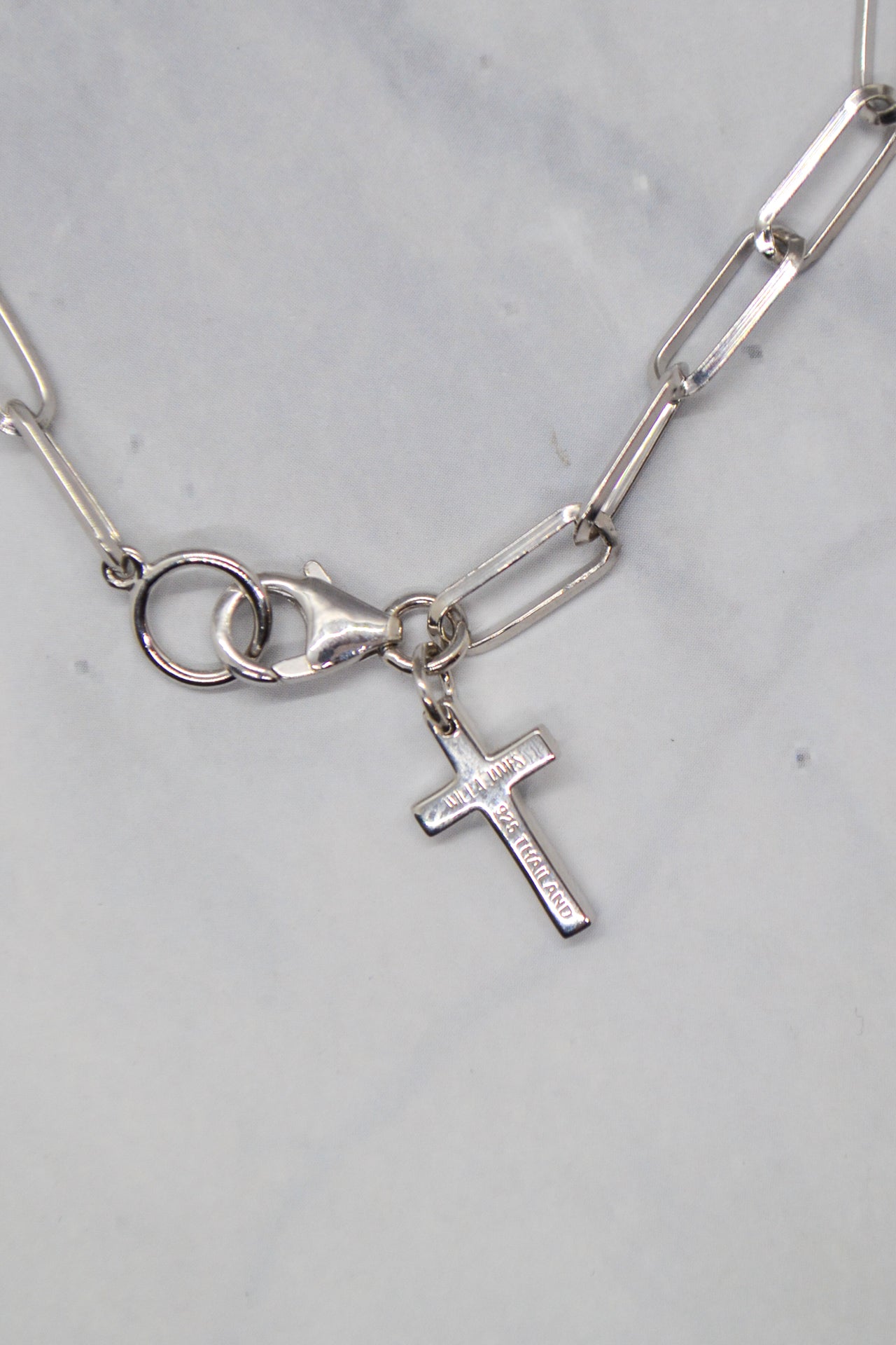 Charmalong™ Rhodium Cross Charms by Bead Landing™