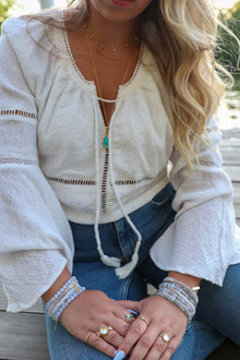 Grief and Comfort White Rhodium Plate Multi-Gem Bracelet Set