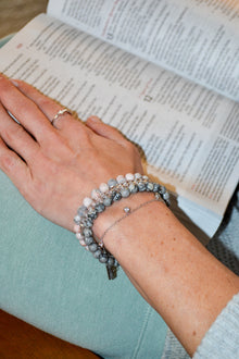 Corinthians Collection White Rhodium Plate 6.5