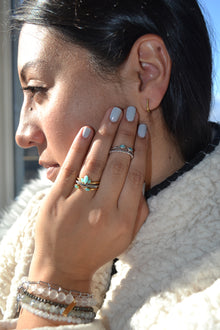 Luke Collection 14K Gold Plate 12mm Petite Beaded Huggie Earrings