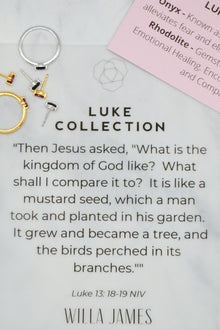 Luke Collection 14K Gold Plate Petite Marquise Rhodolite Stack Ring