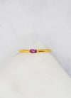 Luke Collection 14K Gold Plate Petite Marquise Rhodolite Stack Ring