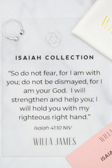 Isaiah Collection White Rhodium Plate Open Shank Double Marquise Amazonite Stack Ring