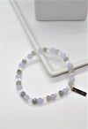Grief and Comfort White Rhodium Plate Multi-gem Single Bracelet